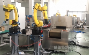 NMT-ZP-108 疫苗玻璃瓶小型預(yù)熱加固化自動裝配線(蘇州?？松?